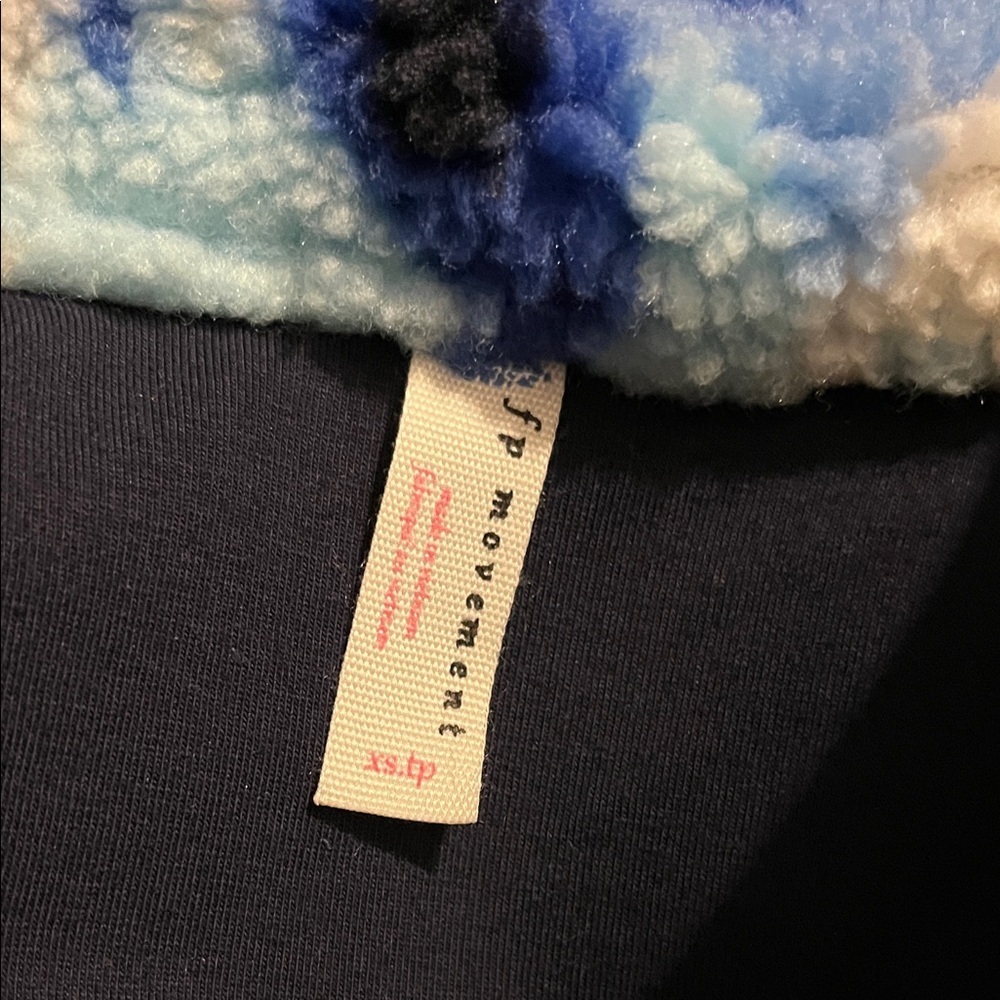 Free People Colorful Fleece Jacket with Snap Buttons - Picture 3 of 5